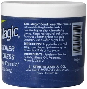 Blue Magic Conditioner Hair Dress, The Original, 12-Ounce Jar - Picture 1 of 6