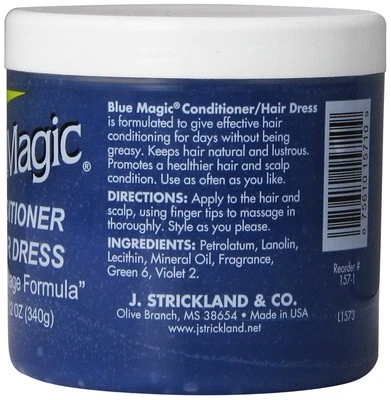 Blue Magic Conditioner Hair Dress, The Original, 12-Ounce Jar - Image 1 of 4