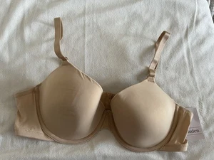Auden Womens Bra Size 38B “Smooth” Lightly Lined Comfort Wire Beige - Picture 1 of 8