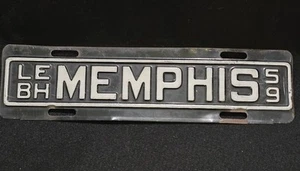 1959 Memphis Tennessee License Plate Topper Le Bonheur Children's Hospital @3 - Picture 1 of 7