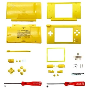 Ersatzgehäuse für Nintendo DS Lite Glas Objektiv Schale Pikachu gelb Pokemon - Bild 1 von 4