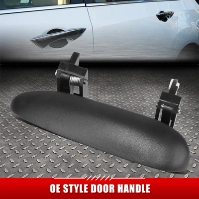 PARA 95-05 CHEVY CAVALIER PONTIAC SUNFIRE PRETO MAÇANETA DE PUXAR PORTA DO MOTORISTA FRONTAL - Imagem 1 de 4