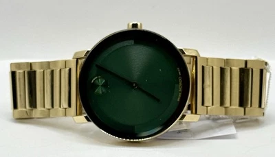 Reloj Movado Bold Evolution 2.0 Tono Dorado Acero Inoxidable Esfera Verde 3601156 Foto 1 de 4