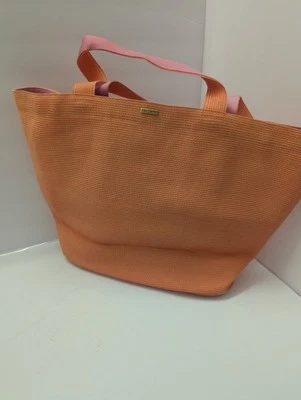 Bolso de playa Eric Javits New York. Soleado Cítrico Color Rosa y Naranja.  Foto 1 de 4