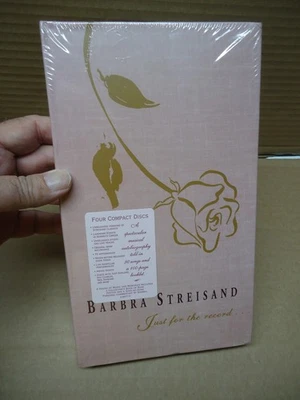 Barbra Streisand Just for the Record SEALED  4 CD Foto 1 de 2