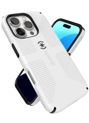 Тонкий чехол Speck 150707-1909 для iPhone 16 Pro с захватом MagSafe CandyShell — белый/черный - Изображение 1 из 3