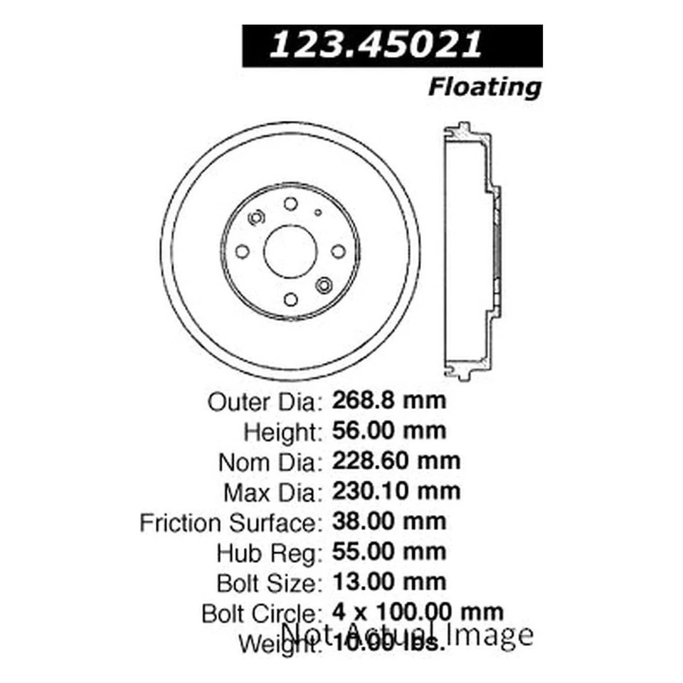 For Ford Escort 1997-2003 iD Select Rear Brake Drum Foto 1 de 1