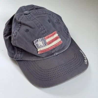 Life is Good American Flag Hat Gray Chill Cap Tattered Distressed Cotton 2-4T T1 - Image 1 of 4