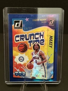 2024-25 Donruss - Tyrese Maxey - Crunch Time - Blue Stars 🔥54/99🔥 - Picture 1 of 6
