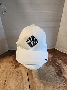 Nike Doin Damage Fitted Hat, Diamond Logo, White Cap, Legacy91 DRI-FIT, Sz M/L - Picture 1 of 7