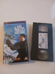 On Her Majesty’s Secret Service VHS 1995 MGM/UA 007 Widescreen Collection Sealed - Picture 1 of 7