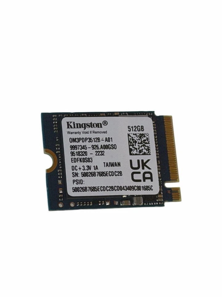 OEM Original Steam Deck 2230 SSD M.2 NVMe Kingston 512GB - Image 1 of 1