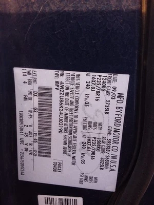 MOUNTNEER 2004 Seat Belt Rear 27009645 - Изображение 1 из 4