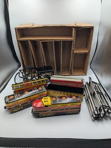 Marx Trains #54 Kansas City Southern A-B Diesel Set Tin Litho In Box #9644 EXTRA - Picture 1 of 10