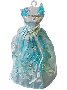 Pale Baby Blue Flower Made for Fashion Doll Ball Gown Dress UK Seller Free P&P - Picture 1 of 3