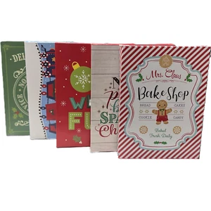 Holiday Gift Shirt Box Medium 5-Pack -11" x 8" x 1.13" Christmas gift Box Set - Picture 1 of 5
