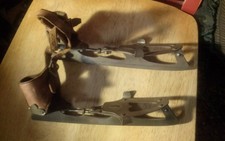 Antique B&B size 1 Steel Ice Skates with original leather straps