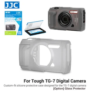 Silicone Soft Cover For Olympus OM SYSTEM Tough TG-7 Digital Camera Shockproof - Picture 1 of 17