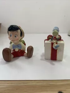Vintage Jiminy Cricket und Pinocchio Salz und Pfeffer Shake ist - Bild 1 von 8