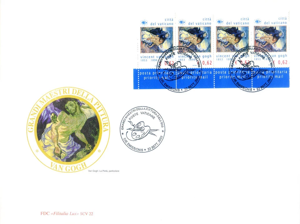 Vincent Van Gogh 2003. Booklet (FDC). - Image 1 of 1