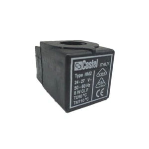 Castel Type HM2 Solenoid Valve Coil 24-27VAC 8W TU50℃ New✦KD - Picture 1 of 4