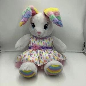 Costruisci un Orso Sweet Stripes Coniglietto Pasquale Vestito Coniglio Peluche Giocattolo Morbido Imbottito 2015 - Foto 1 di 6