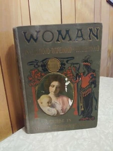 Woman In Girlhood-Wifehood-Motherhood Book By Dr. M. Solis Cohen.  - Picture 1 of 11