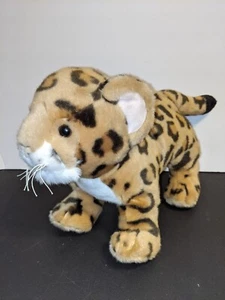 Bass Pro Shops African Collection Plush Leopard Realistic 11" Stuffed Animal Toy - Picture 1 of 5