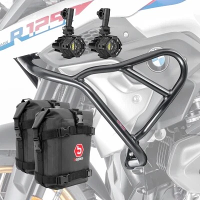 Set Pare carter haut XL + phare + K3 pour BMW R 1200 GS Exclusive 17-18 noir - Photo 1/4