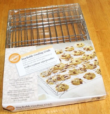 Wilton ~ STACKABLE COOLING GRIDS - STAINLESS #2305-151 Set of 3 - 12.75"x 9.25" - Image 1 of 3