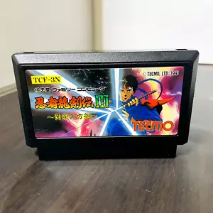 Ninja Ryukenden 3 Nintendo Famicom Tecmo 1991 Japanese Version TCF-3N Action - Picture 1 of 24