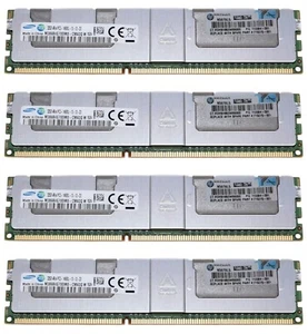4x HP 32GB PC3L-14900 DDR3-1866 240-Pin Memory RAM LRDIMM 715275-001 708643-B21 - Picture 1 of 1