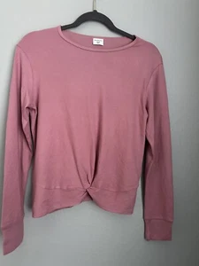 Abercrombie Kids Girls Lightweight Long Sleeve Shirt Pink 15/16 - Picture 1 of 6