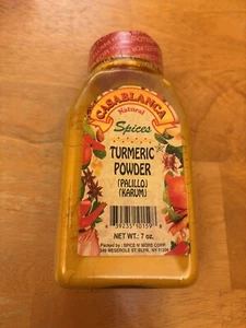 Casablanca Natural Spices Turmeric Ground Powder 7 oz Phytonutrients Sealed New - Picture 1 of 2