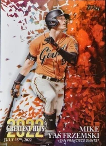 Topps Serie 1 2023 Grandi Colpi 22GH-20 Mike Yastrzemski Giants - Foto 1 di 1