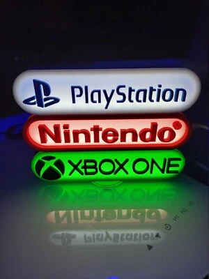 Juego Retro Letreros Playstation XBOX Fortnite Saga Juego cubo Nintendo Foto 1 de 4