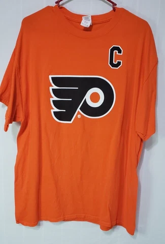 PHILADALPHIA FLYER NHL Hockey T-shirt ERIC Lindros #88 Retirement night Men's XL Cover