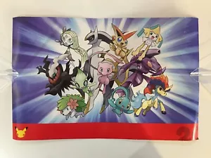 Pokemon Poster 11x17 20th Anniversary Nintendo 3DS Game Promotion Double Sided - Picture 1 of 2
