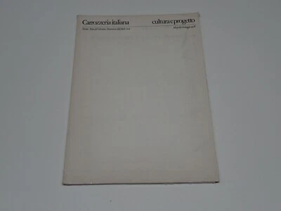 CARROZZERIA ITALIANA CULTURA E PROGETTO BERTONE PININFARINA MOSTRA TORINO 1978 - Immagine 1 di 4