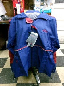 NOS- Asics Wind Breaker Micro Fiber Lined Reflective Jacket - Picture 1 of 14