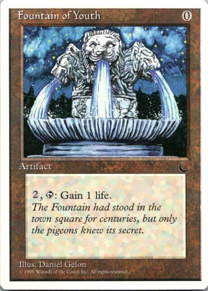 MTG - 4 x Fountain of Youth - Playset 4x x4 - Chronicles Regular - Image 1 of 1