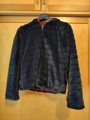 giubbotto da donna robe di kappa tg s, con cappuccio e double face - Immagine 1 di 4