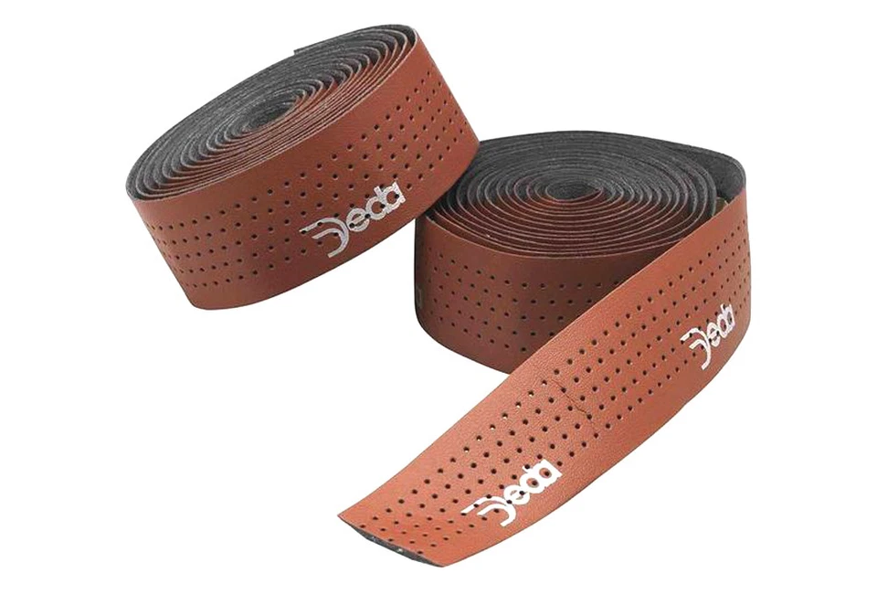 Deda Mistral Leather Effect - Perforated Bar Tape - Brown - Image 1 of 1
