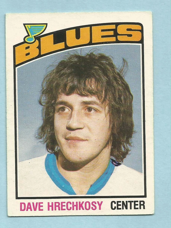 1976-77 OPC O-Pee-Chee Hockey Dave Hrechkosy #364 St Louis Blues EX/MT **8 - Image 1 of 1