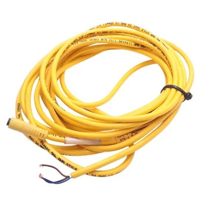 Шнур Balluff C49APE00VY050M, M8 3-контактный гнездовой для летающих проводов, 60 В переменного тока/75 В постоянного тока, 5 м - Изображение 1 из 4