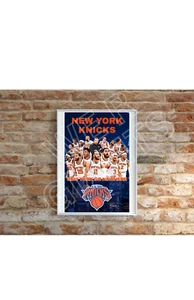 Stampa artistica Super Cool NY Knicks 11x17 (sfondo città, New York o da nessuna parte) - Foto 1 di 2
