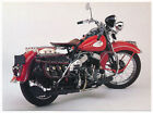 1940 Harley-Davidson 45-cubic-inch WL Model - American Thunder Postcard