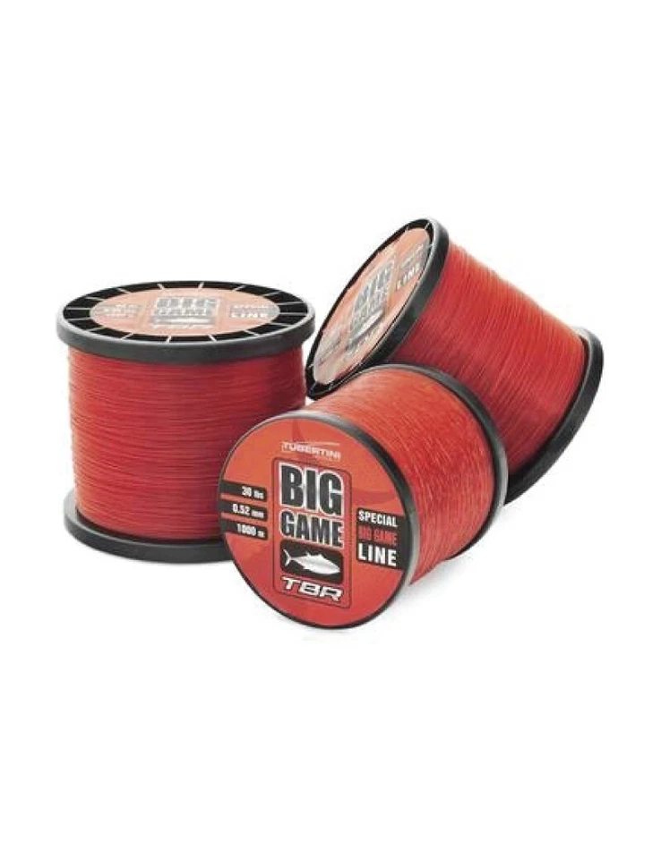 TUBERTINI BIG GAME TBR ROSSO 1000 MT FILO DA MULINELLO TRAINA - Immagine 1 di 1