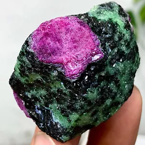 75G Natural green Ruby zoisite (anylite) crystal sample Healing - Picture 1 of 24