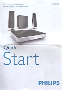 Philips HTS 7200 / 12 Quick Start - Bedienungsanleitung - Bild 1 von 2